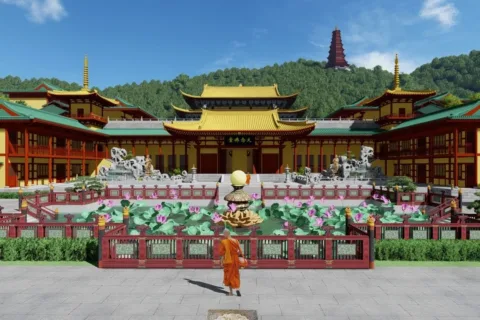 净土古寺之华严寺总体规划