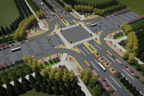 河南驻马店市平舆县道路设计