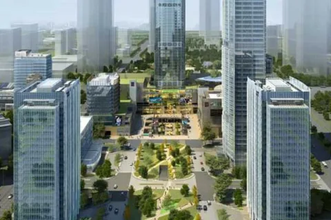 西安凯瑞 FHI 及 B 座配套广场（二期）景观设计